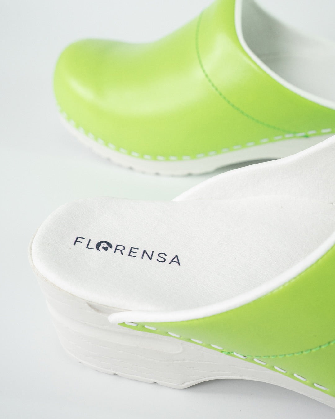 Florensa Clogs Flex - Limettengrün