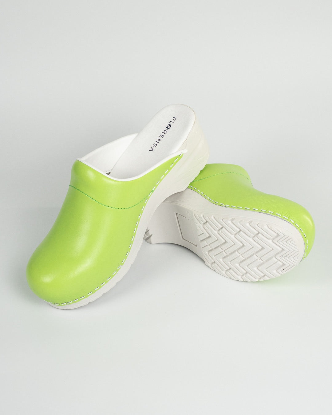 Florensa Clogs Flex - Limettengrün