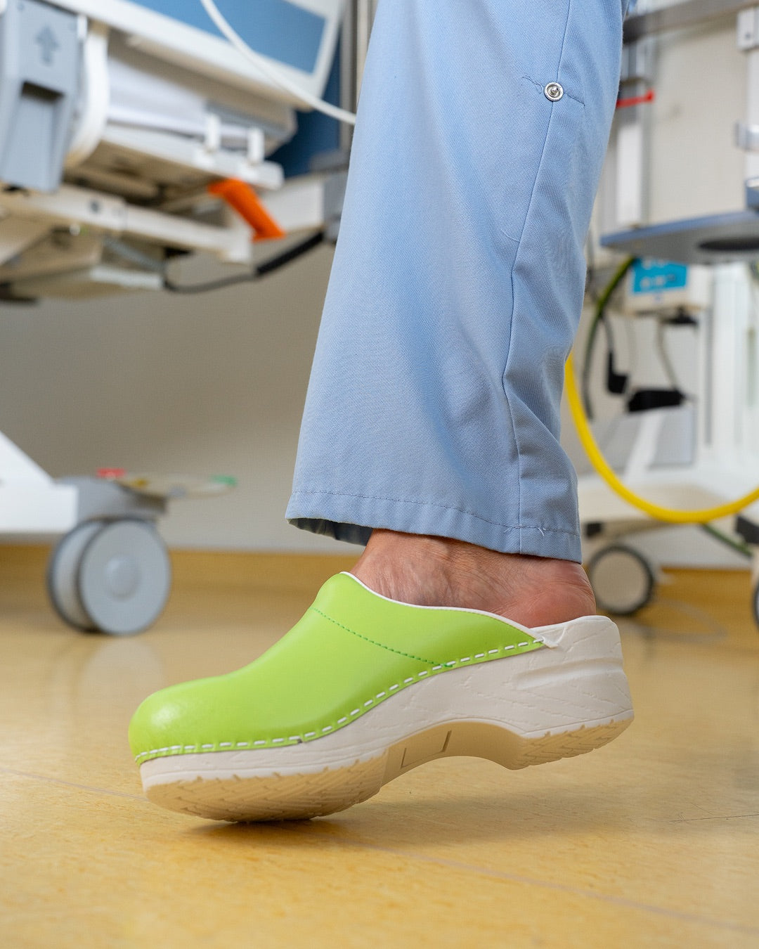 Florensa Clogs Flex - Limettengrün