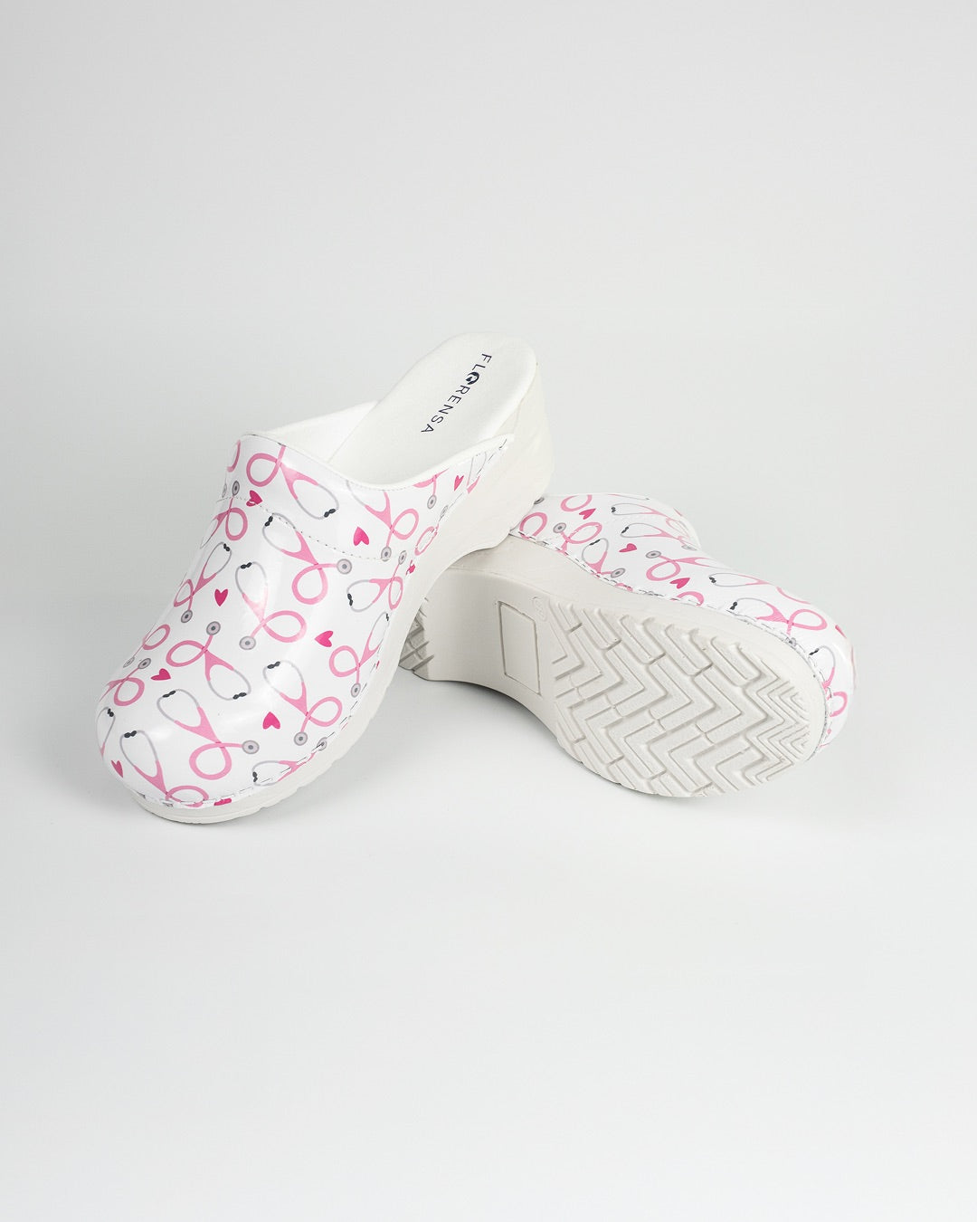 Florensa Clogs Flex - Stethoskop Weiß
