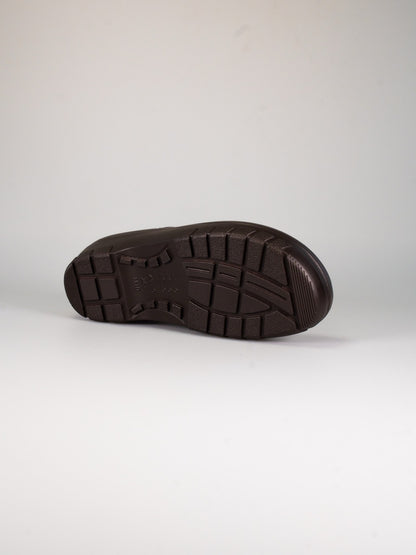 Antislipzool met laddergrip van de Rocker Gardy Cork Brown tuinklomp
