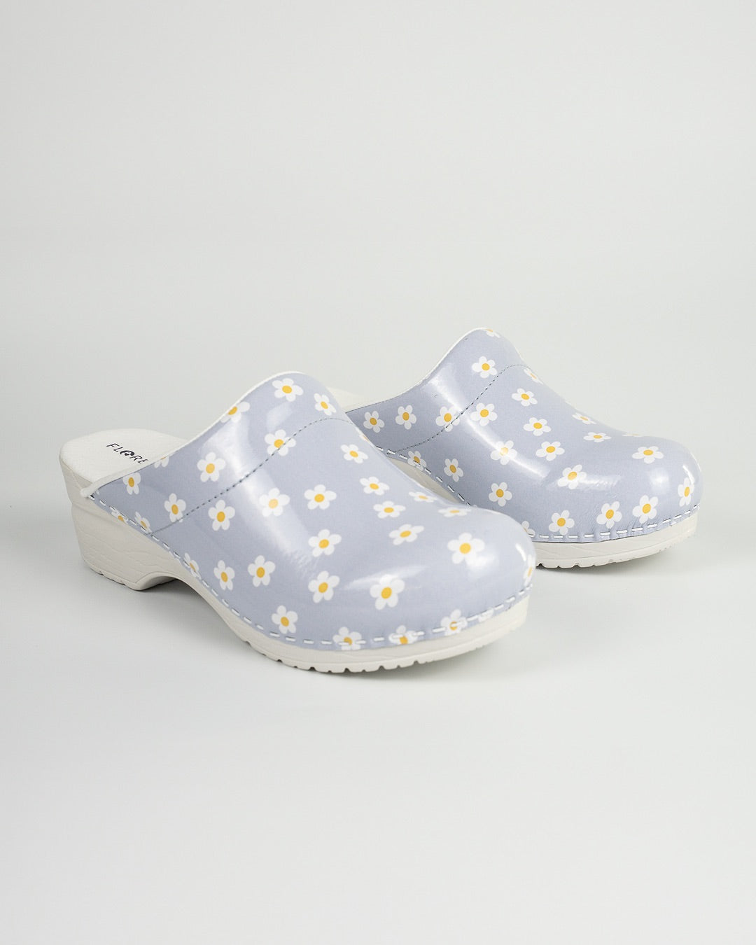 Florensa Clogs Flex - Gänseblümchen Hellblau