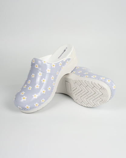Florensa Clogs Flex - Gänseblümchen Hellblau