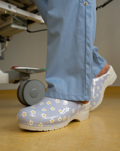 Florensa Clogs Flex - Gänseblümchen Hellblau