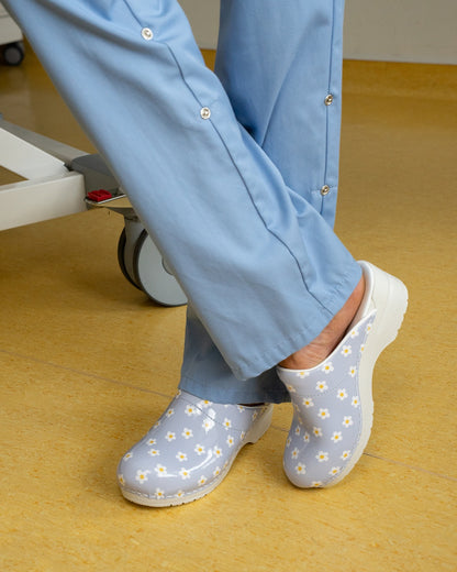 Florensa Clogs Flex - Gänseblümchen Hellblau