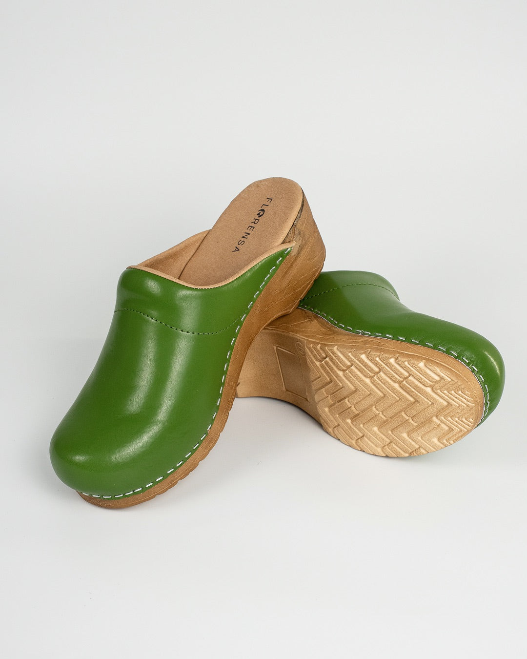 Florensa Clogs Flex - Naturgrün