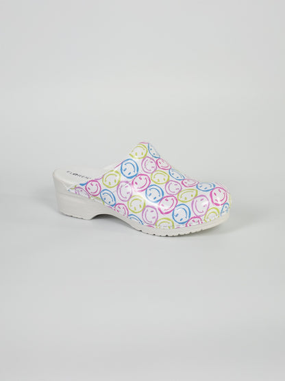 Florensa Clogs Flex - Smiley Weiß