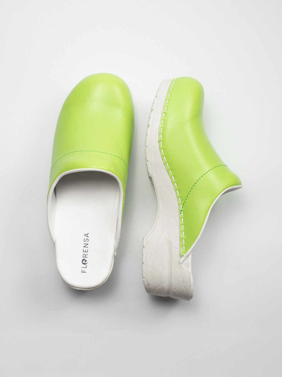 Florensa Clogs Flex - Limettengrün