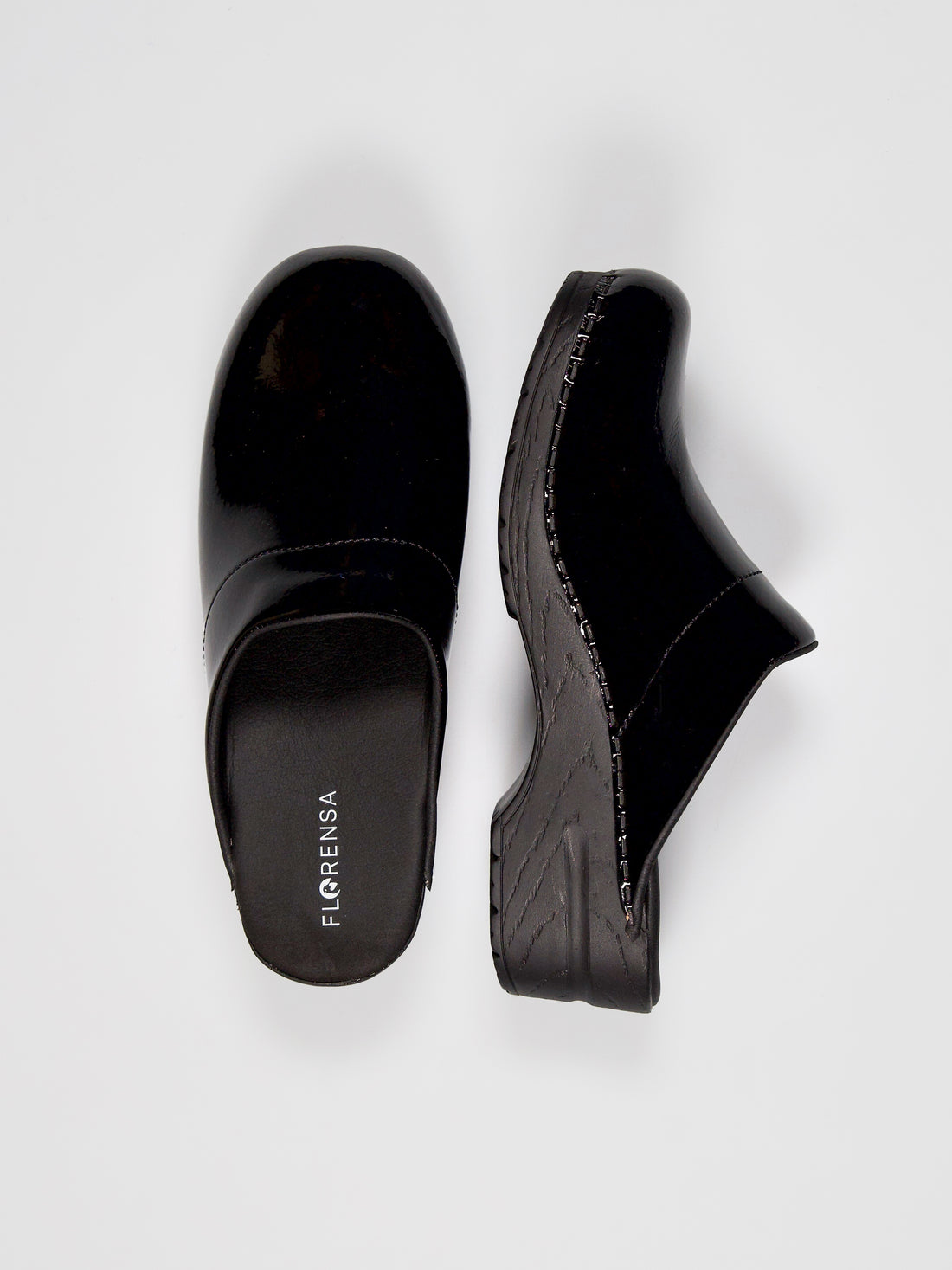 Florensa Clogs Flex - Black Patent